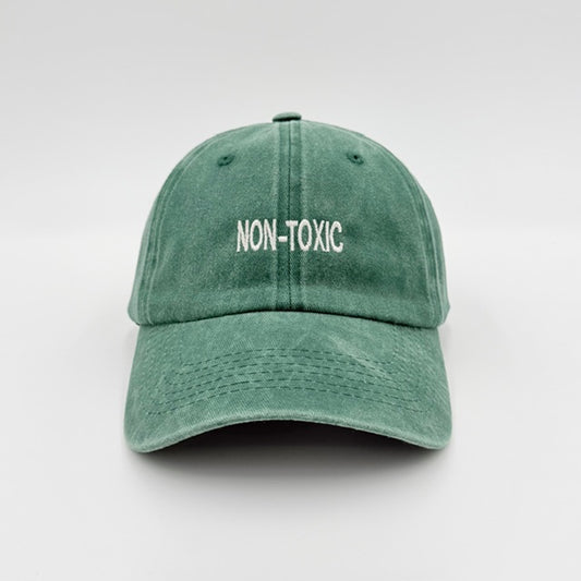 Vintage Wash Trucker Hat — “NON-TOXIC” Embroidery
