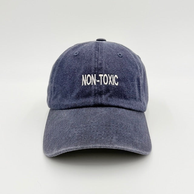 Vintage Wash Trucker Hat — “NON-TOXIC” Embroidery