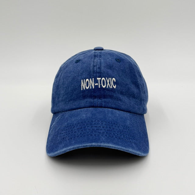 Vintage Wash Trucker Hat — “NON-TOXIC” Embroidery